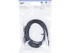 USB A 2.0 male to Lightning male kabel sort 2m USB-kabler