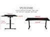 Arozzi Arena Gaming Desk (rød) Gaming desk