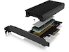 ICY BOX PCIe card with M.2 M-Key socket Harddisk