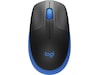 Logitech M190 Trådløs mus i full størrelse blå Mus