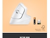 Logitech Lift Vertikal mus (off-white) Mus