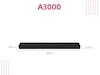 Sony HT-A3000 Dolby Atmos® Lydplanke (sort) Lydplanker