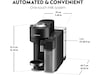 Nespresso Vertuo Lattissima by DeLonghi Kapselmaskin ENV300.B (sort) Kapselmaskiner