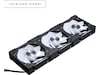Phanteks D30 120mm Reversed Air Vifte 3pack (sort) Vifter