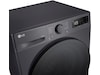 LG F4Y5RRPYJ Vask/Tørk (sort) Kombinert vaskemaskin og tørketrommel