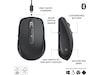 Logitech MX Anywhere 3S trådløs mus (graphite) Mus