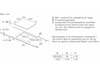 Siemens EH631BEB6X Induksjonsplate (sort) Induksjonstopp