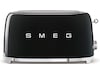 Smeg TSF02BLEU  4x2 brødrister (sort) Brødristere