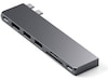 Satechi MacBook Air M2 Slim Pro Docking (space gray) Dockingstasjon & USB-HUB