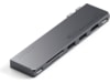 Satechi MacBook Air M2 Slim Pro Docking (space gray) Dockingstasjon & USB-HUB