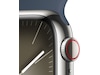 Apple Watch Series 9 GPS + LTE 41mm Rustfritt stål (sølv) Smartklokker