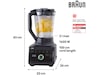 Braun Powerblend 9 Kanneblender JB 9040 (sort) Blendere