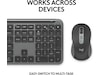 Logitech Signature Slim Combo MK950 for Business (graphite) Mus & tastatur -kombipakker