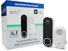 Arlo Essential 2 2K Video Doorbell med Chime 2 Ringeklokker
