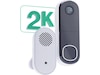 Arlo Essential 2 2K Video Doorbell med Chime 2 Ringeklokker