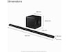 Samsung HW-S810D soundbar med subwoofer (sort) Lydplanker