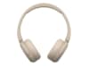 Sony WH-CH520 trådløse hodetelefoner, On-Ear (beige) Hodetelefoner