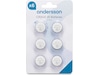 Andersson CR2032 Litiumbatteri, 6-pk Batterier til generell bruk