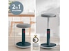 Leitz Ergo Cosy Active Sit Stand Balansestol (grå) Kontorstoler