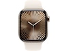 Apple Watch Series 10 GPS + LTE 42mm Titan (gull) Smartklokker