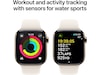 Apple Watch Series 10 GPS + LTE 42mm Titan (gull) Smartklokker