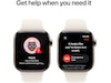 Apple Watch Series 10 GPS + LTE 42mm Titan (gull) Smartklokker