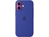 Apple iPhone 16 Silikondeksel (ultramarin) Deksel til mobiltelefon