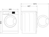 Whirlpool FFB 9458 WV EE Vaskemaskin (hvit) Vaskemaskin