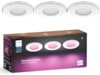 Philips Hue Slim innfelt spotlight 90 mm (hvit) 3pk Taklampe