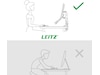 Leitz Ergo Skjermarm og laptopholder, plassbesparende Bord og veggfeste
