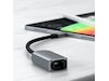 Satechi USB-C til Ethernet Adapter 18cm (grå) Kabeladaptere & overganger