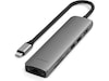 Satechi 7-i-1 Slim Multiport docking (stellargrå) Dockingstasjon & USB-HUB