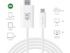 4smarts USB-C til HDMI kabel 2m (hvit) USB-kabler