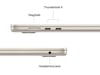MacBook Air 15" M4 (2025) 512GB (stjerneskinn) PC - Bærbar / laptop