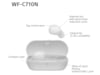 Sony WF-C710N Trådløse ørepropper, In-ear (hvit) Ørepropper