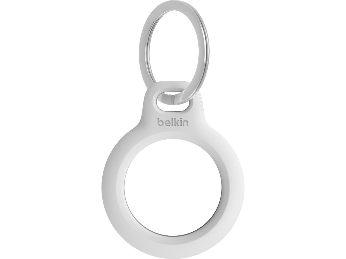 Belkin holder til AirTag, med nøkkelring - hvit Sporingsbrikke & GPS
