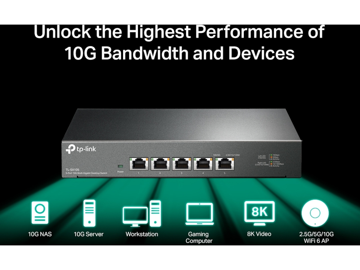 TP-Link TL-SX105 5-Port 10G Switch Switch