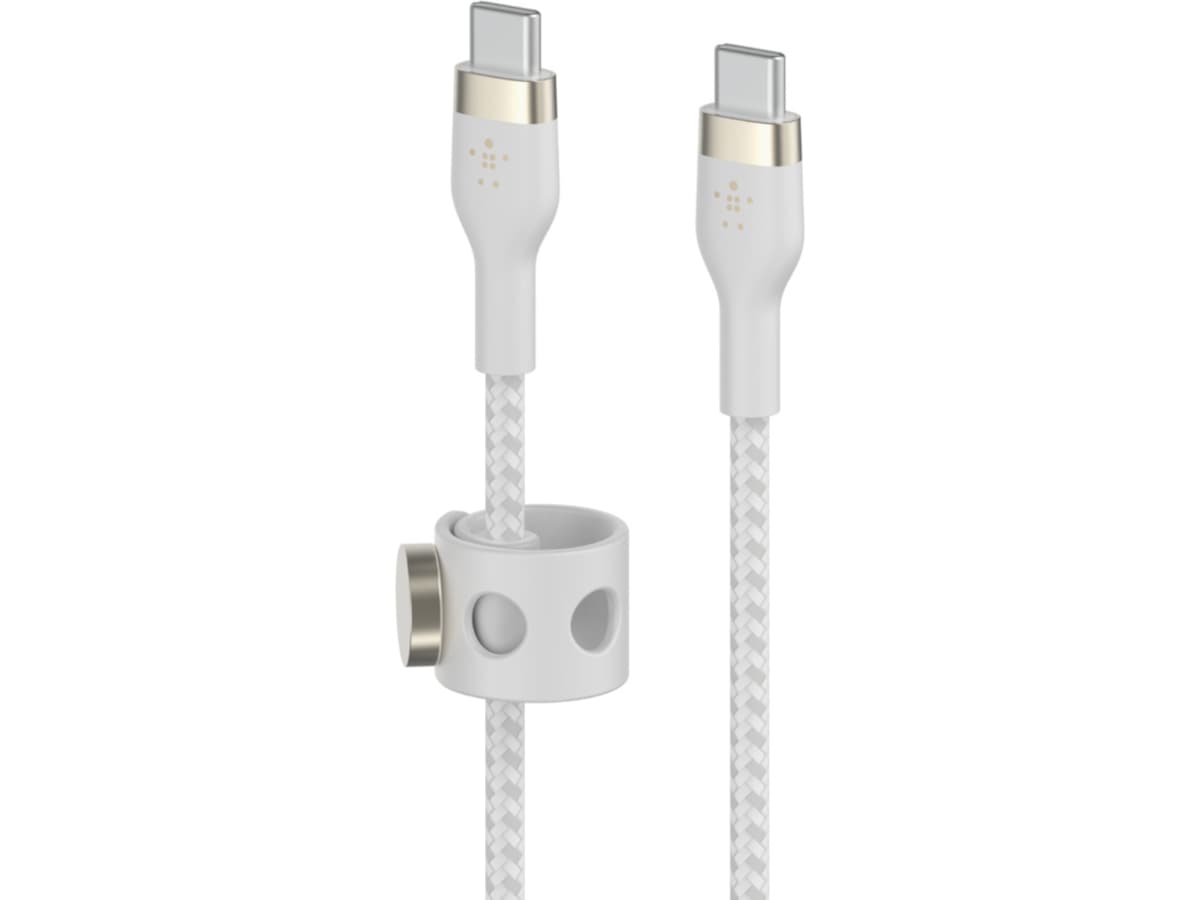 Belkin USB-C til USB-C kabel 2m (hvit) USB-kabler