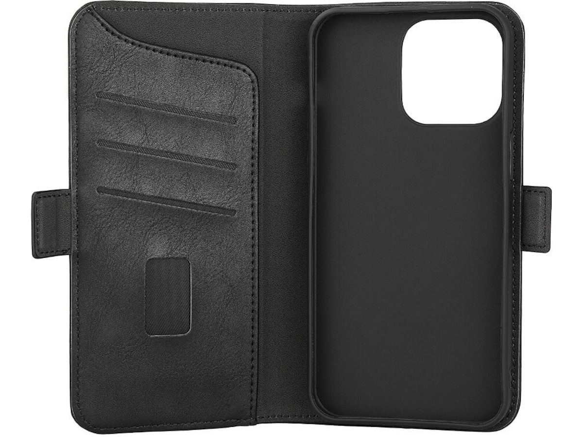 Gear iPhone 15 Pro Max Lommebokdeksel (sort) Deksel til mobiltelefon