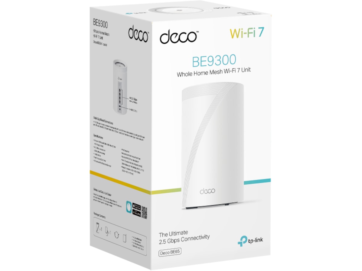 TP-Link Deco BE65 Wi-Fi 7 Mesh Unit 1-pack Routere