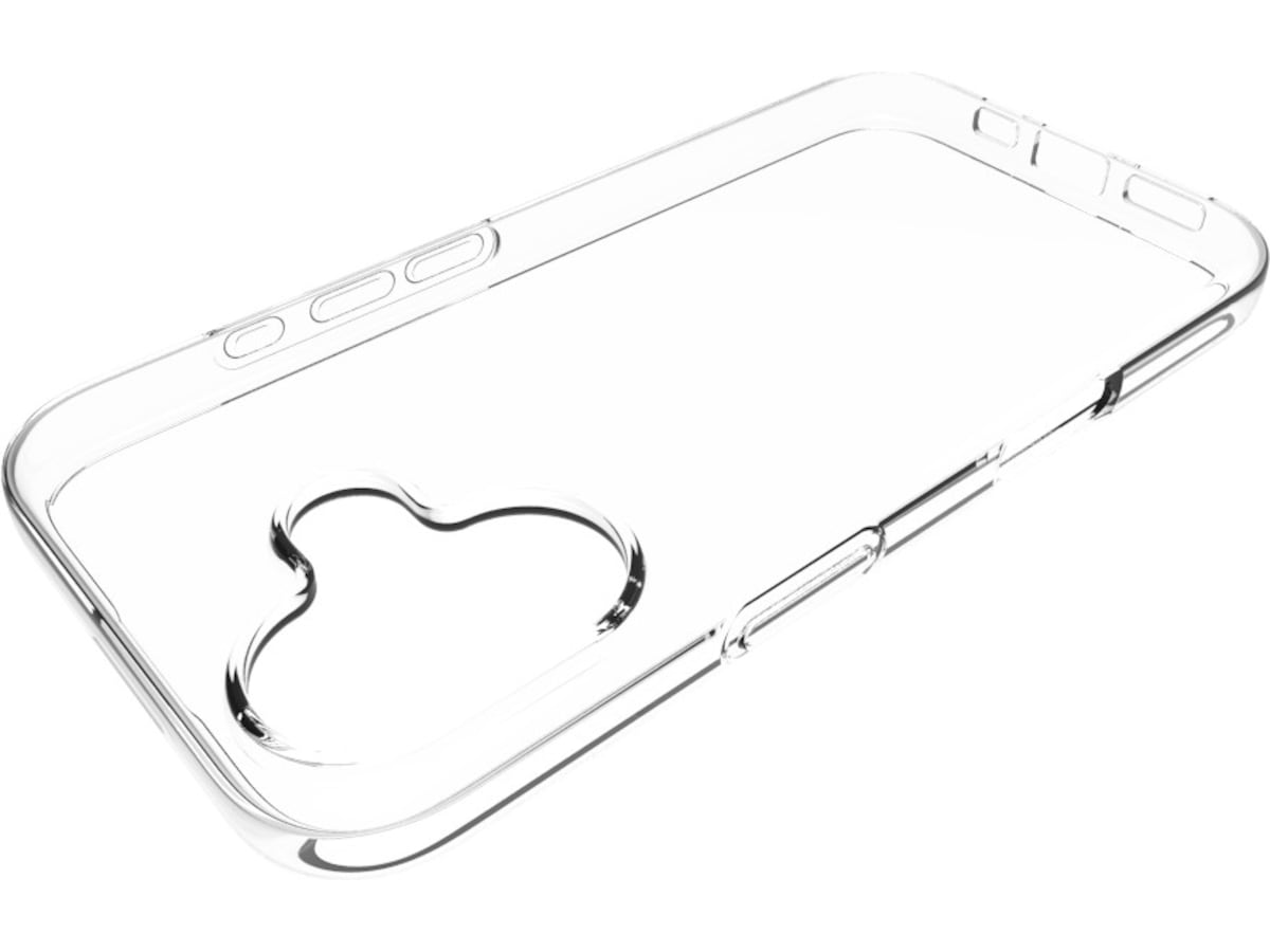 iiglo iPhone 16 Silikondeksel (gjennomsiktig) Deksel til mobiltelefon