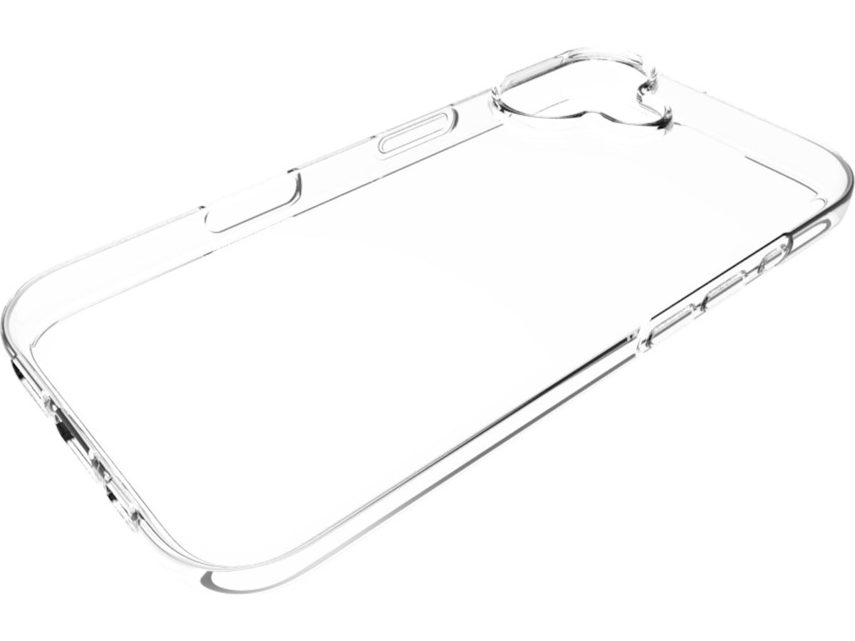iiglo iPhone 16 Silikondeksel (gjennomsiktig) Deksel til mobiltelefon
