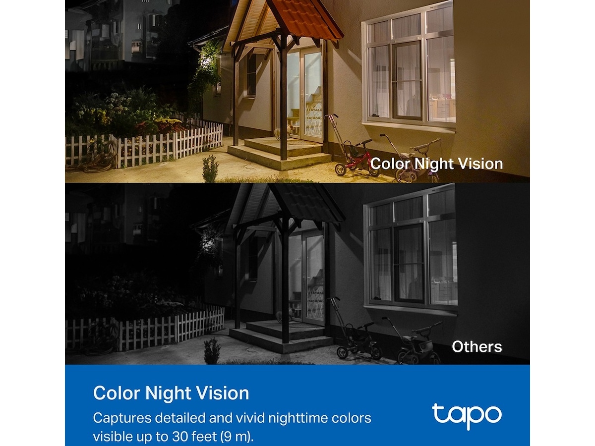 TP-Link Tapo C410 KIT soldrevet overvåkningskamera Overvåkningskameraer