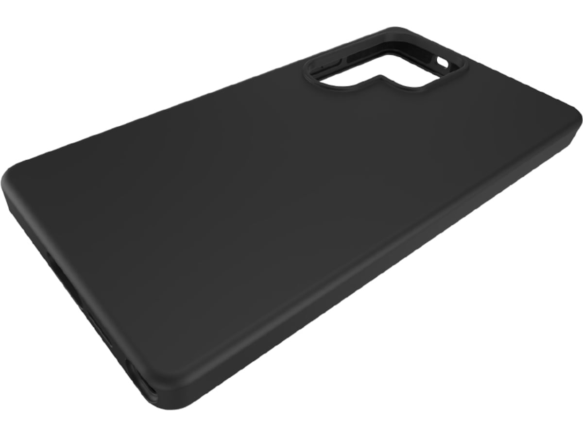 iiglo Galaxy S25 Ultra Silikondeksel (sort) Deksel til mobiltelefon