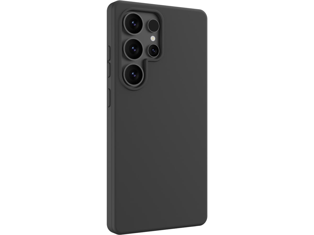 iiglo Galaxy S25 Ultra Silikondeksel (sort) Deksel til mobiltelefon