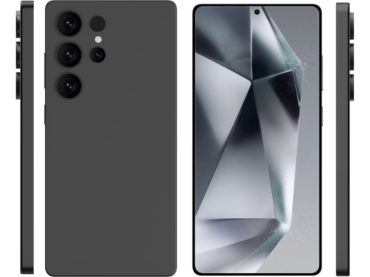 iiglo Galaxy S25 Ultra Silikondeksel (sort) Deksel til mobiltelefon