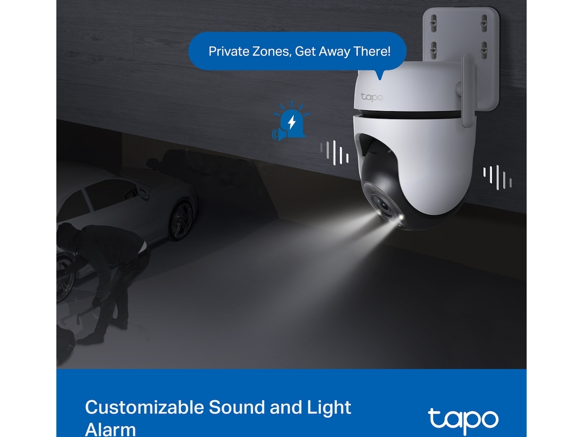 TP-Link Tapo C520WS WiFi utendørs overvåkningskamera Overvåkningskameraer