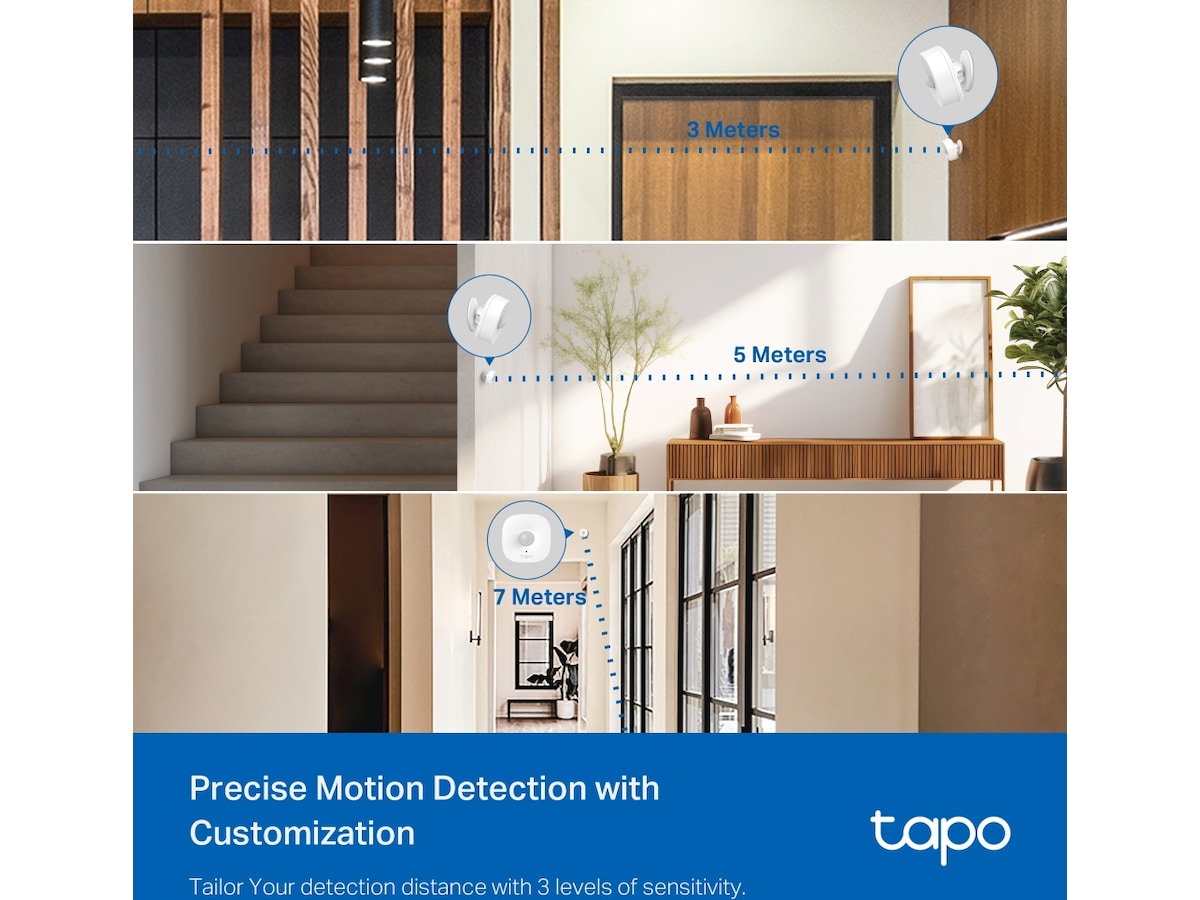 Tapo T100 V1.2 Smart bevegelsessensor Sensorer