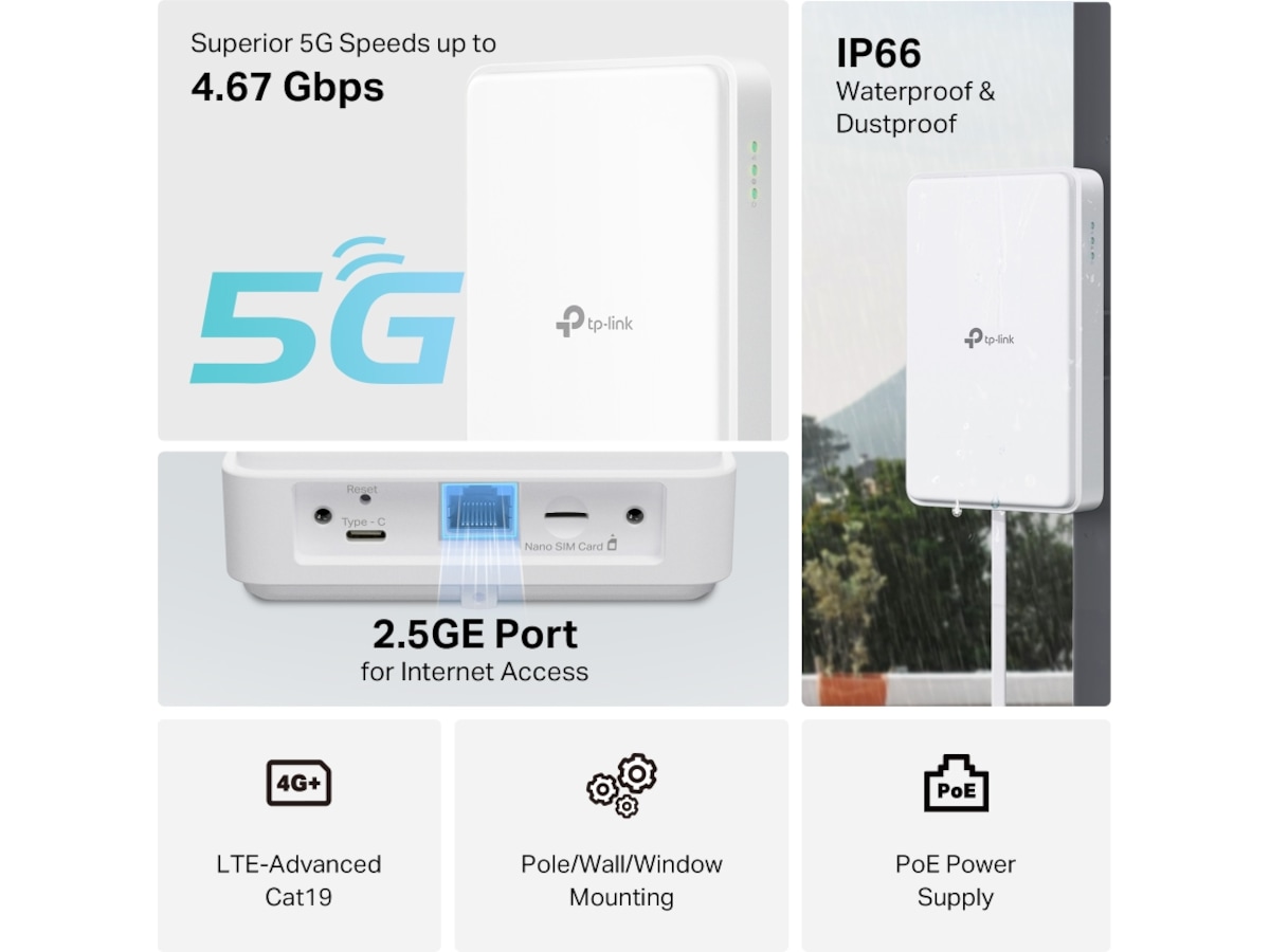 TP-Link NE200-Outdoor 5G router Routere