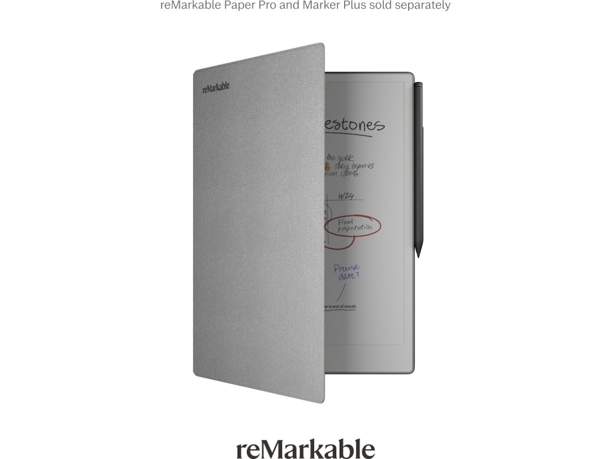 reMarkable Paper Pro Book Folio (grå) Digitale notatblokker & tilbehør